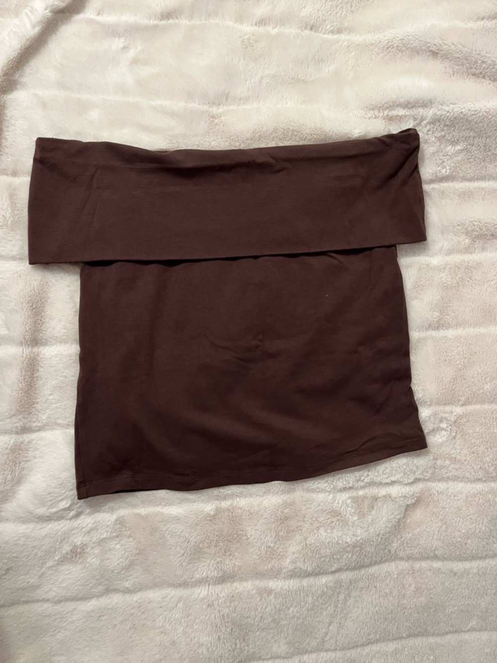 Aerie Chill Up Off The Shoulder Top - Brown